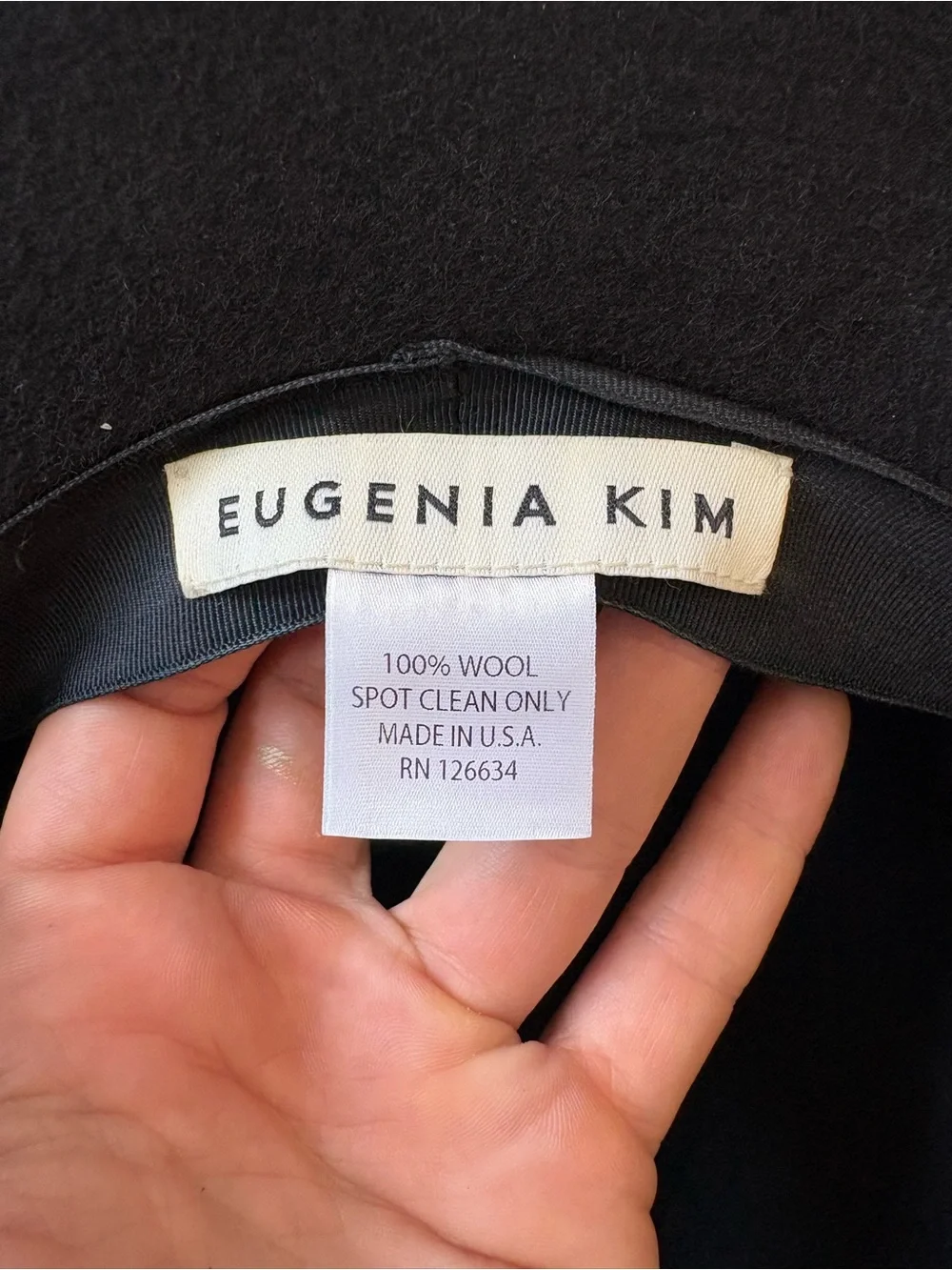 Eugenia Kim elegant black
